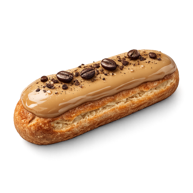 Éclair au café dans l'interface de caisse ARTIPOS