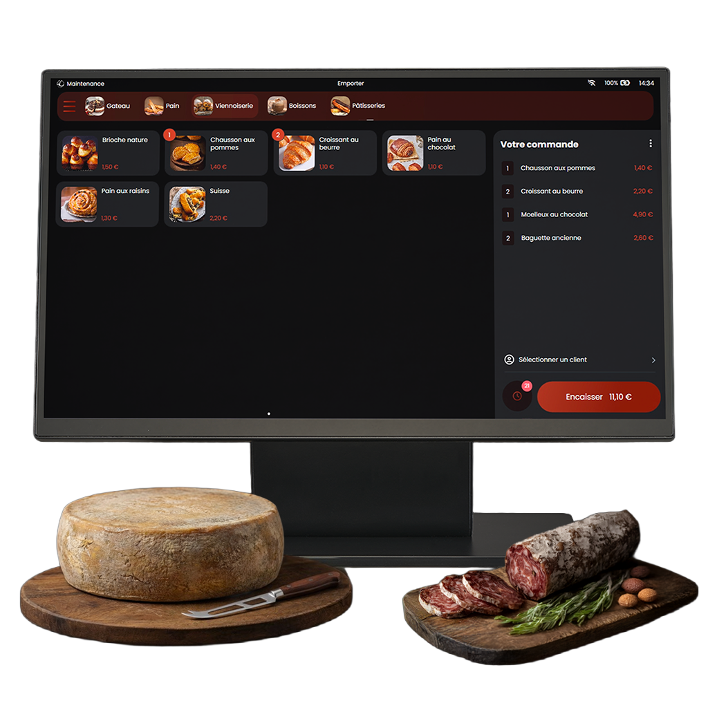 Caisse ARTIPOS pour boucherie, traiteur et métiers de bouche